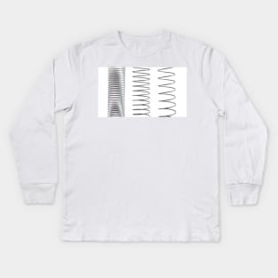 Stretched springs (C026/6459) Kids Long Sleeve T-Shirt